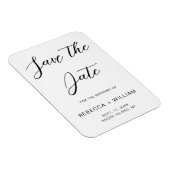 Magnet Flexible Invitation de mariage personnalisée (Côté Droit)