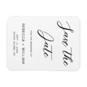 Magnet Flexible Invitation de mariage personnalisée (Horizontal)