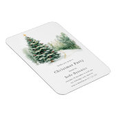 Magnet Flexible Invitation de Noël d'entreprise moderne (Côté Droit)