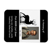Magnet Flexible Invitation de service commémoratif Cerf de scène e (Horizontal)