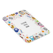 Magnet Flexible invitation scolaire personnalisée (Côté Droit)