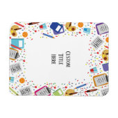 Magnet Flexible invitation scolaire personnalisée (Horizontal)
