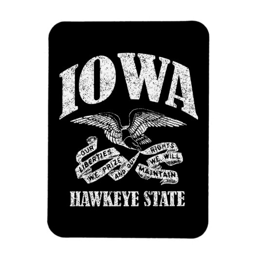 Magnet Flexible Iowa vintage (Vertical)