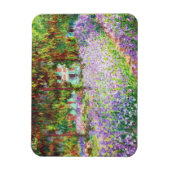 Magnet Flexible Irises dans le jardin de Monet Claude Monet (Vertical)