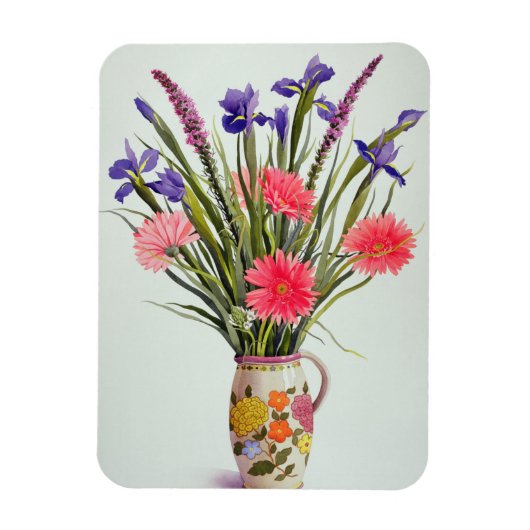 Magnet Flexible Irises et Berbera dans un Jug hollandais (Vertical)