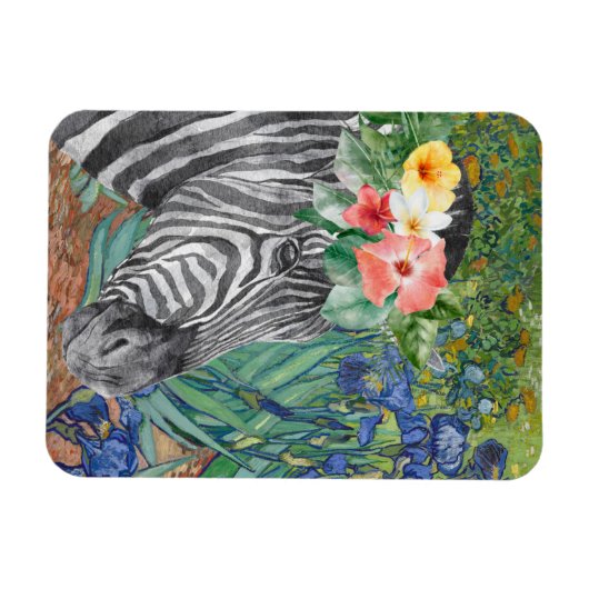 Magnet Flexible Irises et Fancy Zebra de Van Gogh (Horizontal)