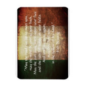 Magnet Flexible Irish Blessing on Distressed Flag Greeting Card (Vertical)