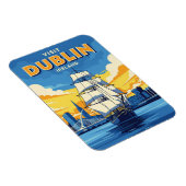 Magnet Flexible Irish Dublin Tall Ship (Côté Droit)