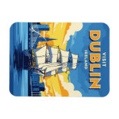Magnet Flexible Irish Dublin Tall Ship (Horizontal)