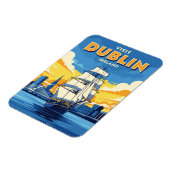 Magnet Flexible Irish Dublin Tall Ship (Côté Gauche)