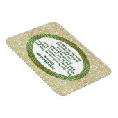 Magnet Flexible Irlandais mariage bénédiction, or et Mariage vert (Côté Droit)