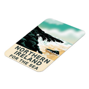 Magnet Flexible Irlande du Nord pour la mer