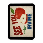 Magnet Flexible Irvine California Apple - Vintage voyage (Vertical)