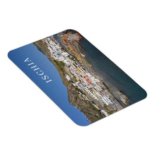 Magnet Flexible Ischia Island Sant'Angelo vue aimant frigo (Côté Droit)