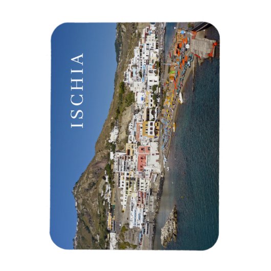 Magnet Flexible Ischia Island Sant'Angelo vue aimant frigo (Vertical)