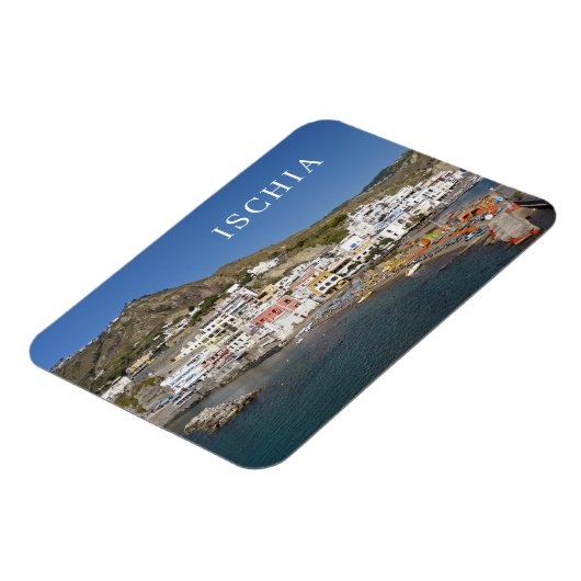 Magnet Flexible Ischia Island Sant'Angelo vue aimant frigo (Côté Gauche)