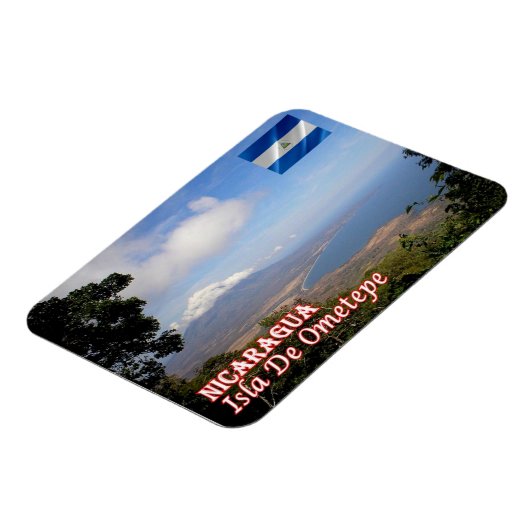 Magnet Flexible Isla De Ometepe - Nicaragua - (Côté Gauche)