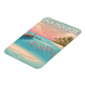 Magnet Flexible Isla Holbox Voyage Plage Mexique (Côté Gauche)