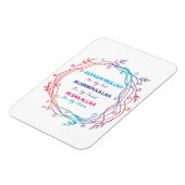 Magnet Flexible Islamic Inspirational quote Muslim Fridge (Côté Gauche)