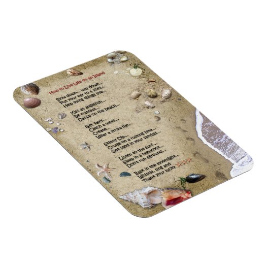 Magnet Flexible Island Life (Côté Droit)