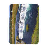 Magnet Flexible Islande Faxi Waterfall vue frigo aimant (Vertical)