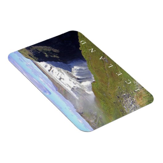 Magnet Flexible Islande Gullfoss Waterfall vue réfrigérateur aiman (Côté Droit)