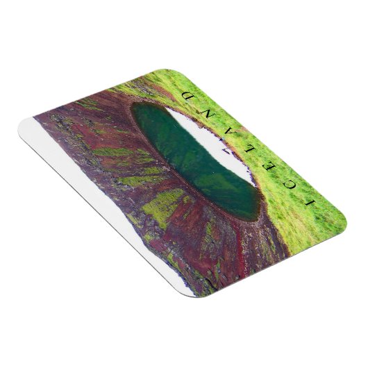 Magnet Flexible Islande Kerid Crater vue aimant frigo (Côté Droit)
