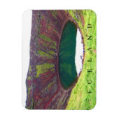 Magnet Flexible Islande Kerid Crater vue aimant frigo (Vertical)