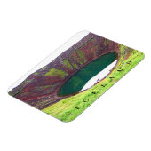 Magnet Flexible Islande Kerid Crater vue aimant frigo (Côté Gauche)