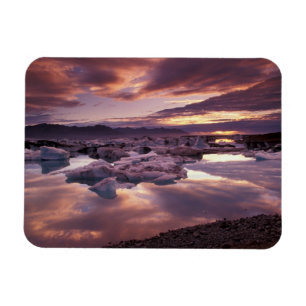 Magnet Flexible Islande, lagon de Jokulsarlon, Paysage