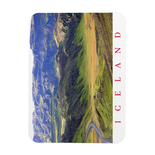 Magnet Flexible Islande paysage vue aimant frigo (Vertical)
