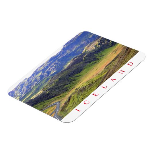 Magnet Flexible Islande paysage vue aimant frigo (Côté Gauche)