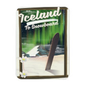 Magnet Flexible Islande pour faire du snowboard (Vertical)