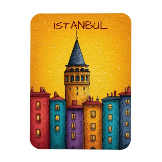 Magnet Flexible Istanbul Turkiye Travel (Vertical)