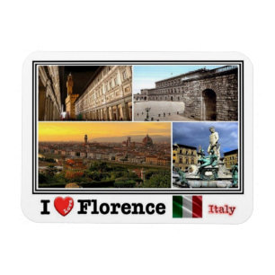Magnet Flexible IT Italie - Florence Italie - I Love Mosaic -