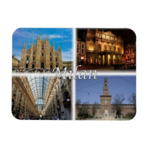 Magnet Flexible IT Italie - Milan - Duomo - Château de Sforza -