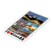 Magnet Flexible IT Italie - Milan - I Love Mosaic - (Côté Gauche)
