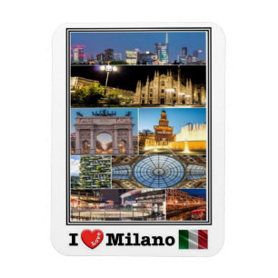 Magnet Flexible IT Italie - Milano - I Love Mosaic -