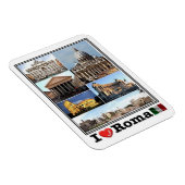 Magnet Flexible IT Italie - Roma - I Love Mosaic - Colosseo - (Côté Droit)