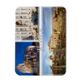 Magnet Flexible IT Italie - Rome - Colisée - Fontaine de Trevi - (Vertical)