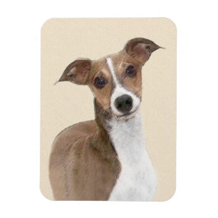 Magnet Flexible Italian Greyhound Painting - Cute Original Dog Art
