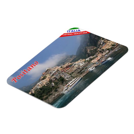 Magnet Flexible Italie - Campanie - Côte d'Amalfi - Positano - (Côté Gauche)