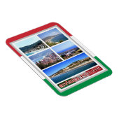 Magnet Flexible Italie - Ligurie - Riviera Ponente - Mosaic - Magn (Côté Droit)