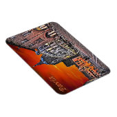 Magnet Flexible Italie - Lombardie - Pavie - (Côté Droit)