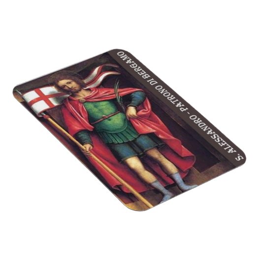 Magnet Flexible Italie - Lombardie - S. Alessandro - Patrono - (Côté Droit)
