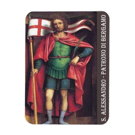 Magnet Flexible Italie - Lombardie - S. Alessandro - Patrono - (Vertical)