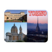 Magnet Flexible Italie - Piémont - Torino - Mosaic - (Horizontal)