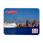 Magnet Flexible Italie - Sardaigne - Cagliari - Port - (Horizontal)