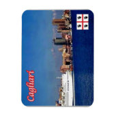 Magnet Flexible Italie - Sardaigne - Cagliari - Port - (Vertical)