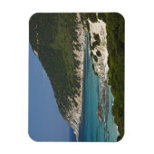 Magnet Flexible Italie, Sardaigne, Solanas. Plage. (Vertical)